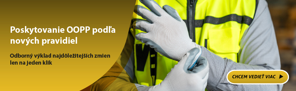 Poskytovanie OOPP podľa nových pravidiel