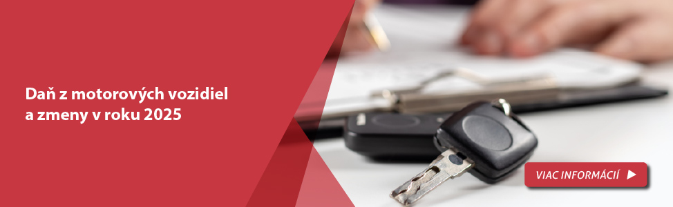 Daň z motorových vozidiel a zmeny v roku 2025