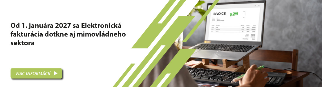 Od 1. januára 2027 sa Elektronická fakturácia dotkne aj mimovládneho sektora
