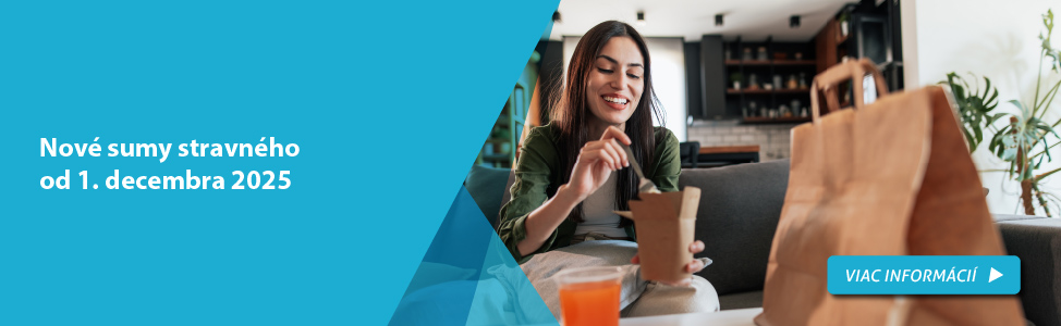 Sumy stravného od 1. decembra 2025