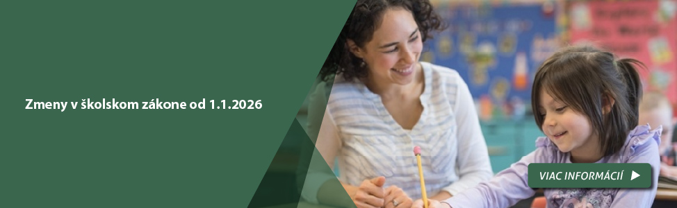 Zmeny v školskom zákone od 1.1.2026