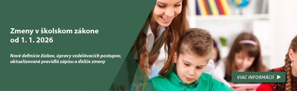 Zmeny v školskom zákone od 1. 1. 2026