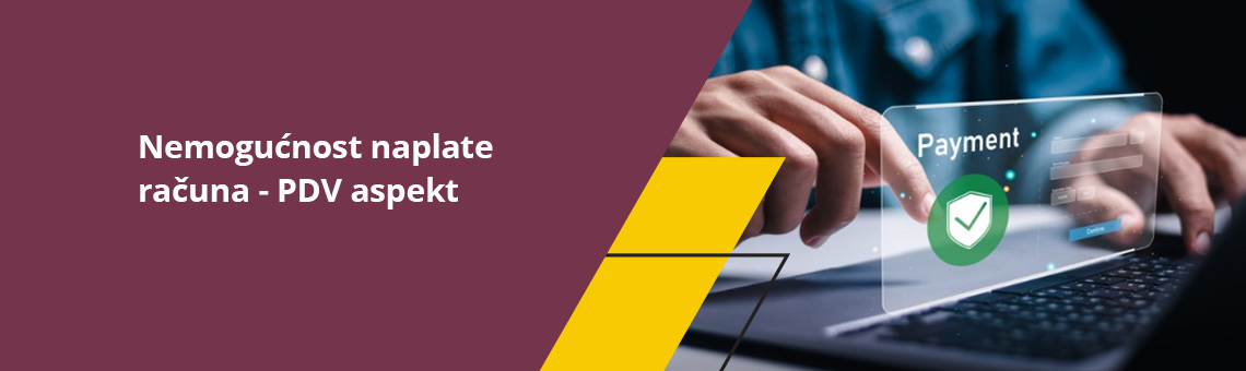 Nemogućnost naplate računa - PDV aspekt