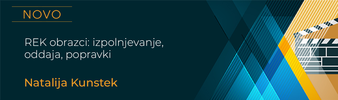 REK obrazci: izpolnjevanje, oddaja, popravki