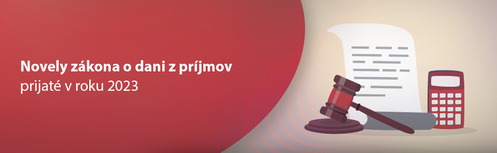Novely zkona o dani z prjmov prijat v roku 2023