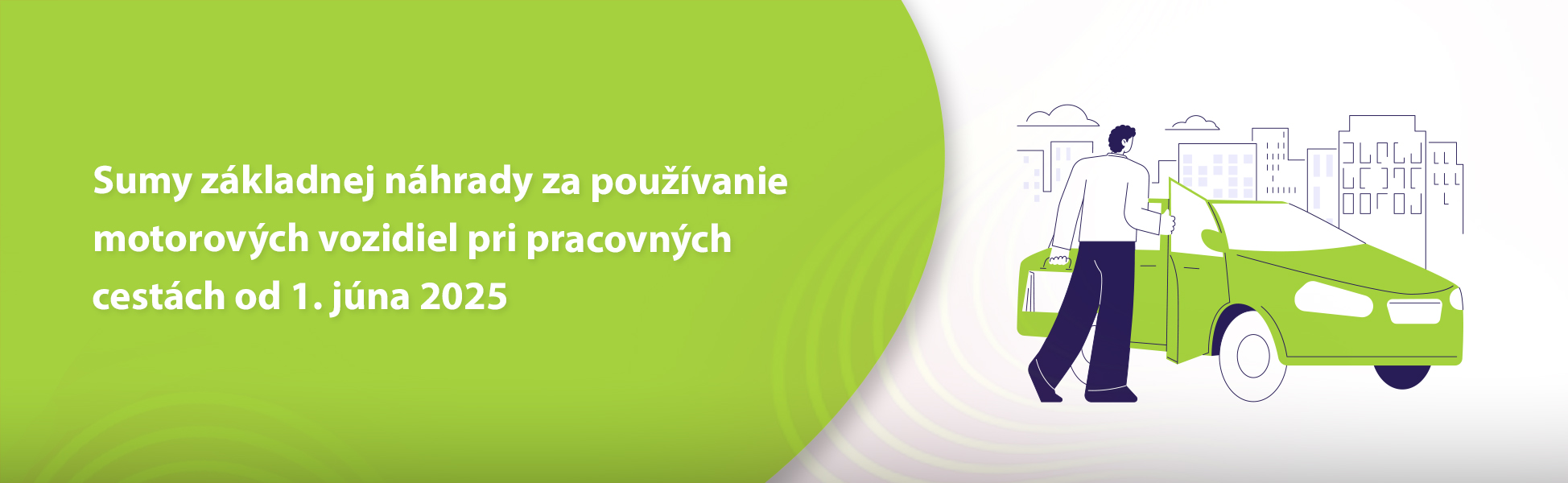 Sumy zkladnej nhrady za pouvanie motorovch vozidiel pri pracovnch cestch od 1. jna 2025