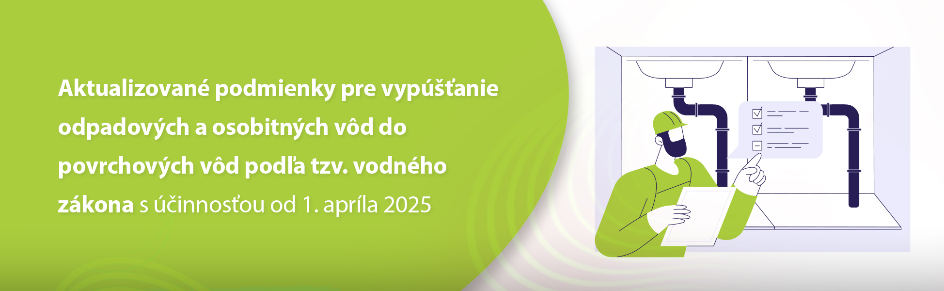 Aktualizovan podmienky pre vypanie odpadovch a osobitnch vd do povrchovch vd poda tzv. vodnho zkona s innosou od 1. aprla 2025