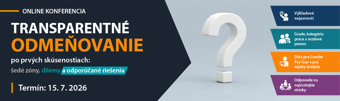 TRANSPARENTN� ODME�OVANIE