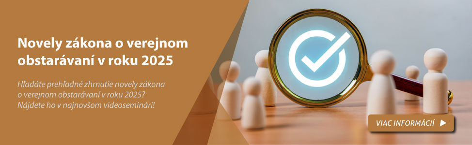 Novely z�kona o verejnom obstar�van� v roku 2025