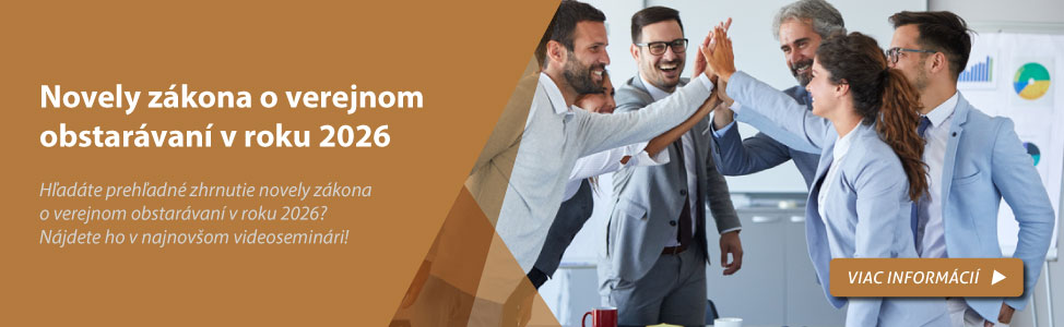 Novely z�kona o verejnom obstar�van� v roku 2026