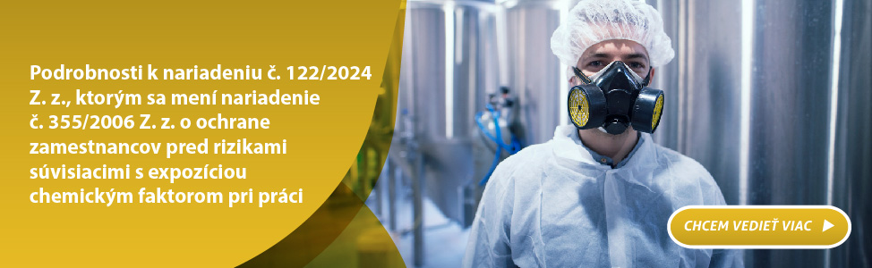 Podrobnosti k nariadeniu . 122/2024 Z. z., ktorm sa men nariadenie . 355/2006 Z. z. o ochrane zamestnancov pred rizikami svisiacimi s expozciou chemickm faktorom pri prci