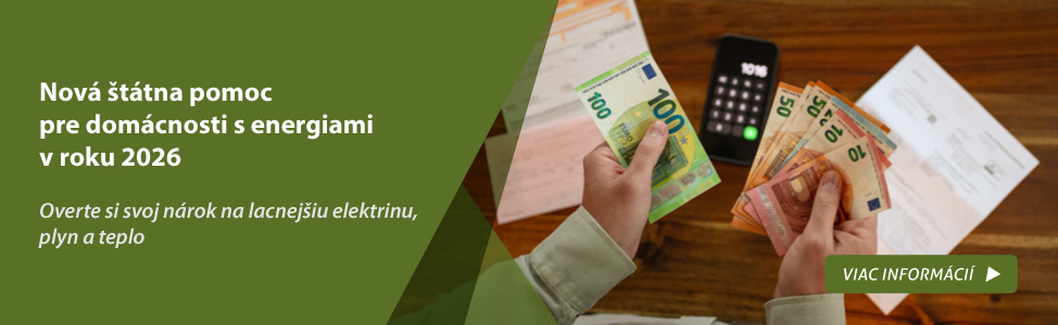 Nov� �t�tna pomoc pre dom�cnosti s energiami v roku 2026