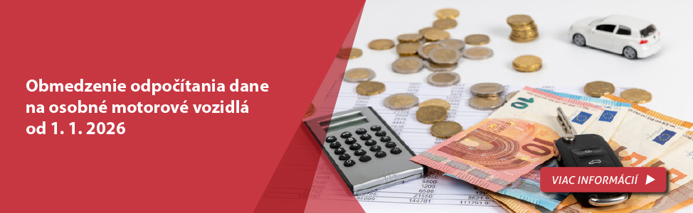 Obmedzenie odpo��tania dane na osobn� motorov� vozidl� od 1. 1. 2026 