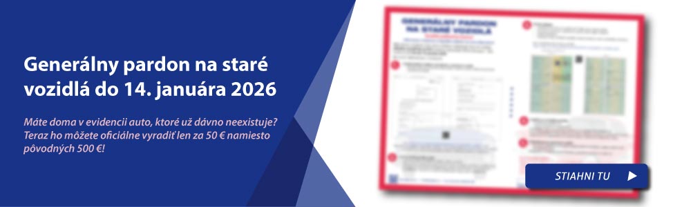 Generlny pardon na star vozidl do 14. janura 2026