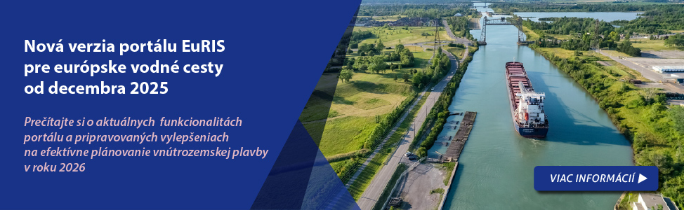 Nov� verzia port�lu EuRIS pre eur�pske vodn� cesty od decembra 2025