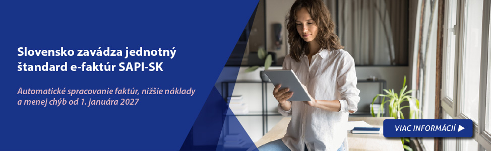 Slovensko zav�dza jednotn� �tandard e-fakt�r SAPI-SK