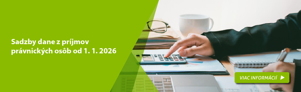 Sadzby dane z pr�jmov pr�vnick�ch os�b od 1. 1. 2026