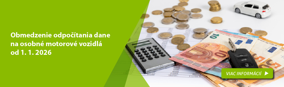 Obmedzenie odpo��tania dane na osobn� motorov� vozidl� od 1. 1. 2026 