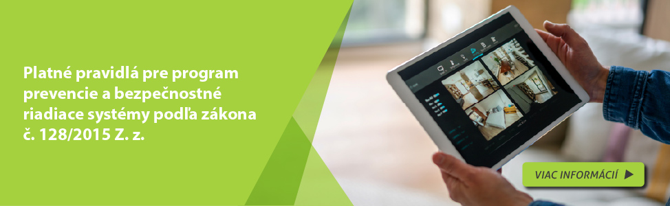 Platn pravidl pre program prevencie a bezpenostn riadiace systmy poda zkona . 128/2015 Z. z. 