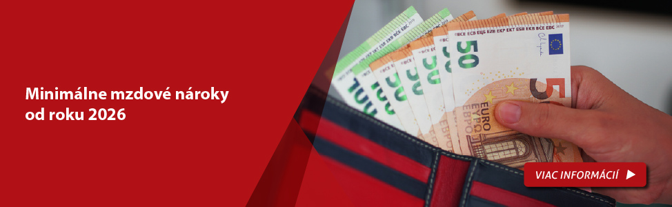 Minim�lne mzdov� n�roky od roku 2026