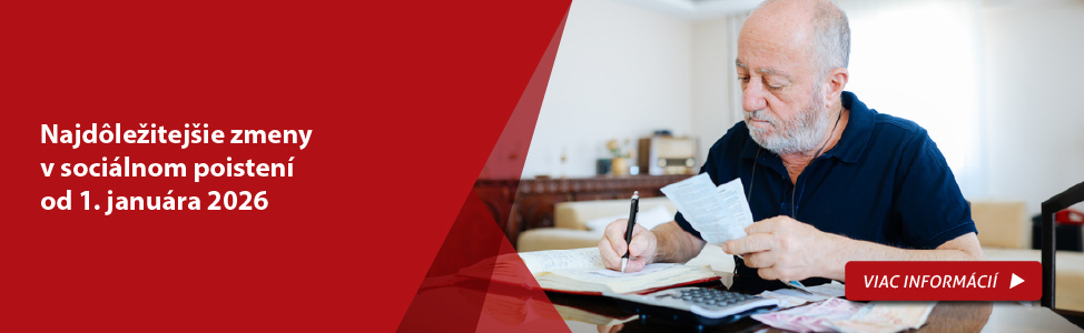 Najd�le�itej�ie zmeny v soci�lnom poisten� od 1. janu�ra 2026