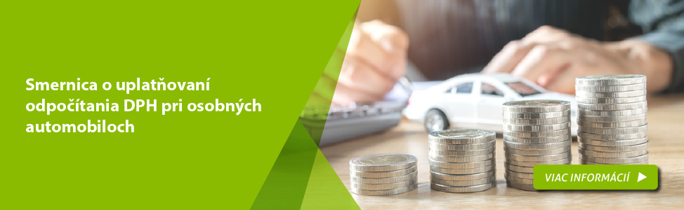 Smernica o uplat�ovan� odpo��tania DPH pri osobn�ch automobiloch 