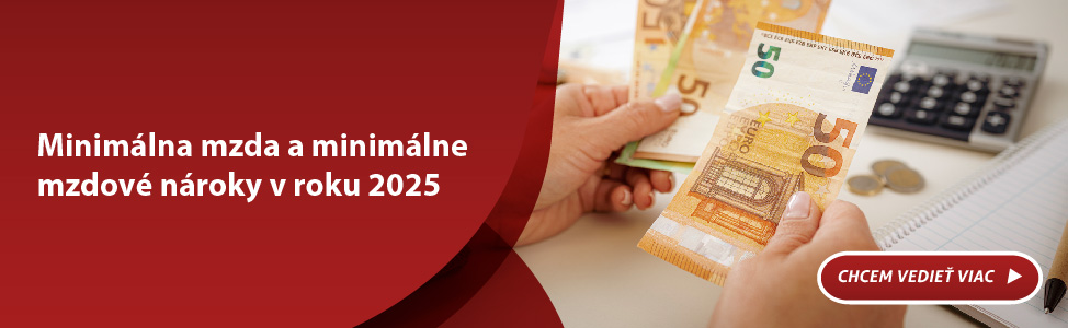 Minimlna mzda a minimlne mzdov nroky v roku 2025