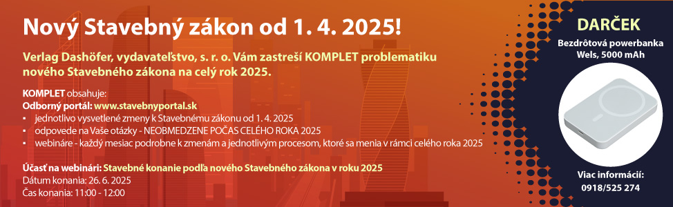 Webinar: o prina nov stavebn zkon od 1.4.2025?