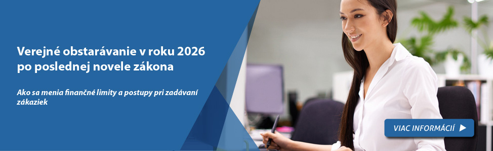 Verejn� obstar�vanie v roku 2026 po poslednej novele z�kona