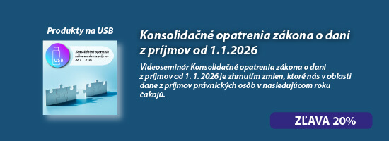 Konsolida�n� opatrenia z�kona o dani z pr�jmov od 1.1.2026