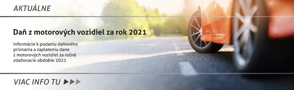 Daò z motorových vozidiel za rok 2021