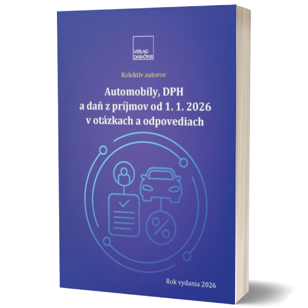 (obr�zok produktu) Automobily, DPH a da� z pr�jmov od 1. 1. 2026 v ot�zkach a odpovediach