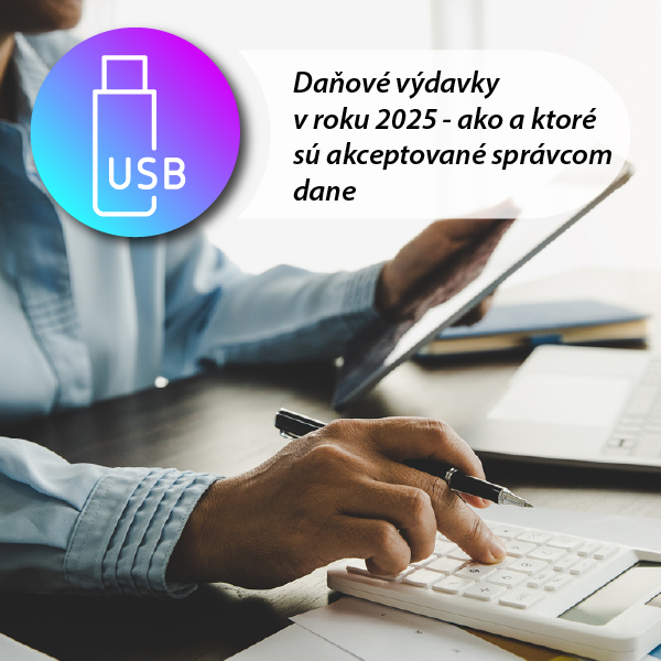 (obrzok produktu) Daov vdavky v roku 2025 - ako a ktor s akceptovan sprvcom dane