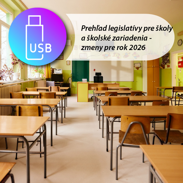 (obr�zok produktu) Preh�ad legislat�vy pre �koly a �kolsk� zariadenia - zmeny pre rok 2026