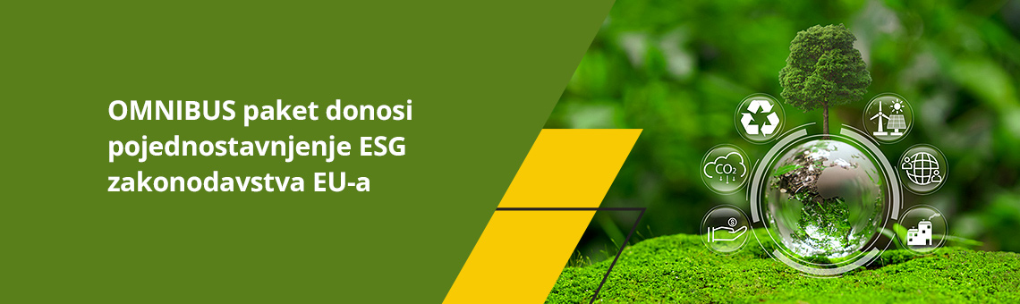 OMNIBUS paket donosi pojednostavnjenje ESG zakonodavstva EU-a