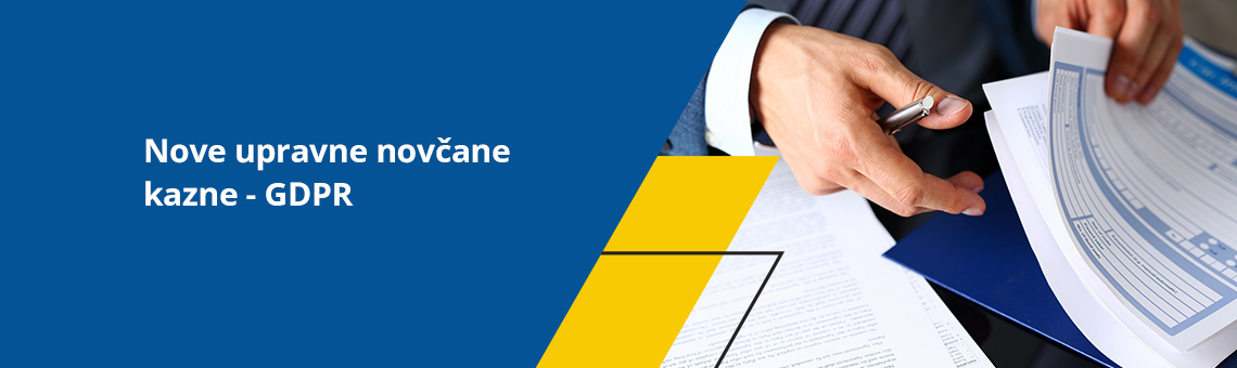 Nove upravne nov�ane kazne - GDPR