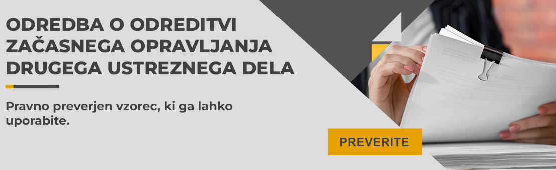Odredba o odreditvi