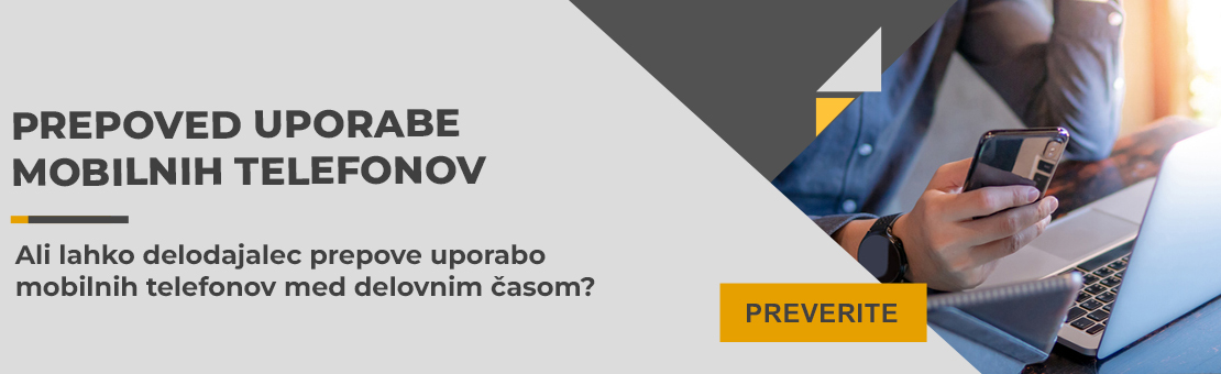 Prepoved uporabe mobilnih telefonov